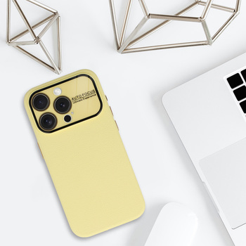 Tel Protect Lichi Soft Case for Iphone 15 Plus yellow