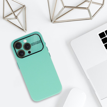Tel Protect Lichi Soft Case do Iphone 15 Plus niebieski