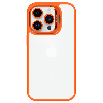Tel Protect Kickstand case + camera glass (lens) for Iphone 11 Pro orange