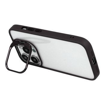 Tel Protect Kickstand case + szkło na aparat (lens) do Iphone 15 Plus czarny