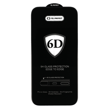 Hartowane szkło Tel Protect Full Glue 6D do OPPO A58 4G/REALME 11/12/13/XIAOMI REDMI NOTE 12 4G/5G/POCO X5 CZARNE