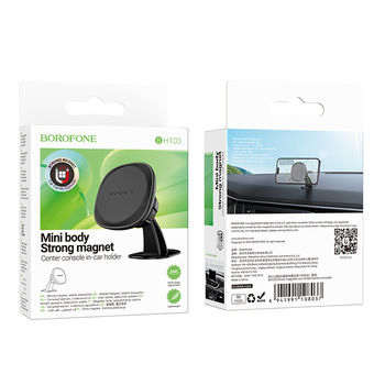Borofone Uchwyt Samochodowy BH103 Cloud magnetyczny przyklejany czarny