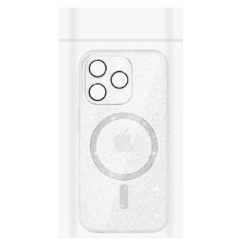 Glitter Magsafe Case for Iphone 11 transparent