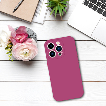 Tel Protect Silicone Premium for Iphone 14 Pro raspberry