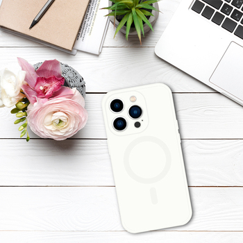 TEL PROTECT MagSilicone Case do Iphone 13 Biały
