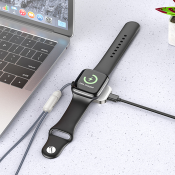 Borofone Ładowarka indukcyjna BQ25 do iWatch 2,5W srebrna