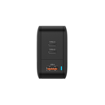 Amazing Thing Ładowarka sieciowa Thunder Pro GaN EUTH66W - USB + 2xTyp C - PD 66W czarna