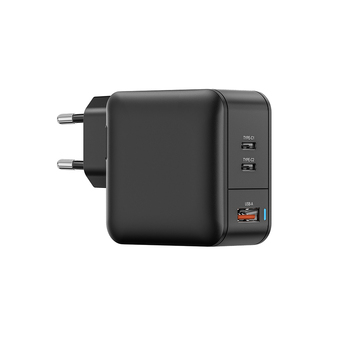Amazing Thing Ładowarka sieciowa Thunder Pro GaN EUTH66W - USB + 2xTyp C - PD 66W czarna