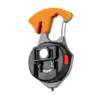 Latarka Mini LED Breloczek W5143 Typ C z 2 bitami pomarańczowa