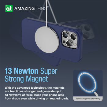 Amazing Thing Smoothie Magsafe Case 8FT IP146.7PSMBU for Iphone 14 Pro Max navy