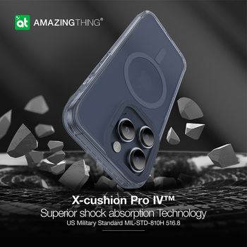 Amazing Thing Titan Pro Magsafe Case 10FT IP156.7PTMBU for Iphone 15 Pro Max blue
