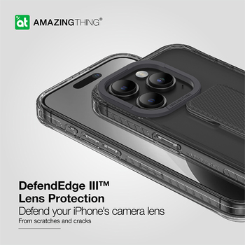 Amazing Thing Titan Pro Holder Case 10FT IP156.7PTHBK for Iphone 15 Pro Max black with stand