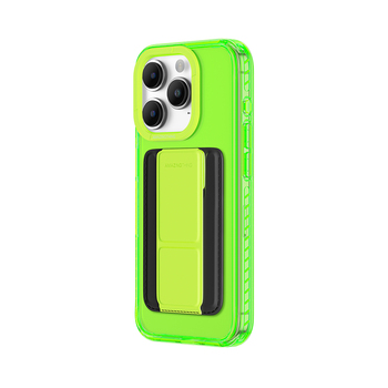 Amazing Thing Etui Titan Pro Neon Mag Wallet Case 10FT IP156.7PTWGN do Iphone 15 Pro Max zielony z podstawką