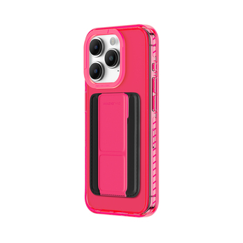 Amazing Thing Etui Titan Pro Neon Mag Wallet Case 10FT IP156.1PTWPN do Iphone 15 Pro różowy z podstawką