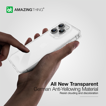 Amazing Thing Titan Edge Case 15FT IP156.7PTECL for Iphone 15 Pro Max transparent