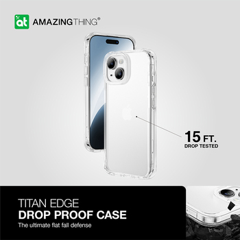 Amazing Thing Titan Edge Case 15FT IP156.7TECL for Iphone 15 Plus transparent