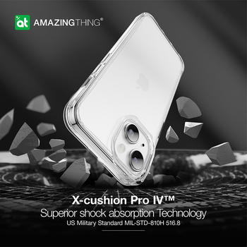 Amazing Thing Titan Edge Case 15FT IP156.7TECL for Iphone 15 Plus transparent