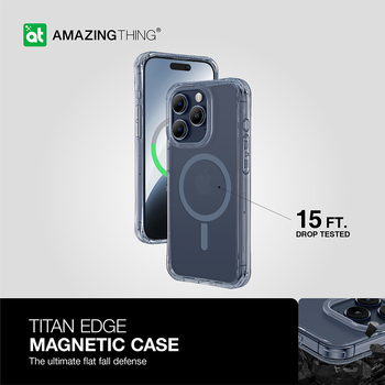 Amazing Thing Titan Edge Mag Case 15FT IP156.7PTEMBU for Iphone 15 Pro Max navy