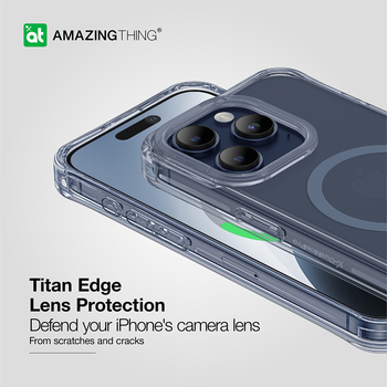 Amazing Thing Titan Edge Mag Case 15FT IP156.7PTEMBU for Iphone 15 Pro Max navy
