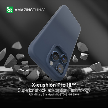 Amazing Thing Etui Smoothie Magsafe Case 8FT IP156.7PSMBU do Iphone 15 Pro Max granatowy