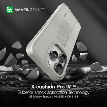 Amazing Thing Matte Pro Mag Case 12FT IP156.1PMPGY for Iphone 15 Pro titanium