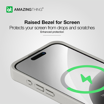 Amazing Thing Matte Pro Mag Case 12FT IP156.1PMPGY for Iphone 15 Pro titanium