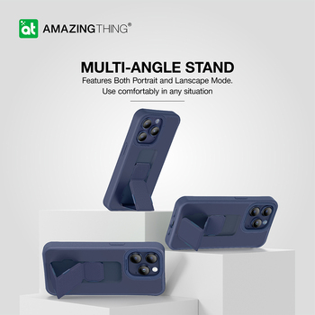 Amazing Thing Matte Pro Mag Case 12FT IP156.1PMPBU for Iphone 15 Pro navy