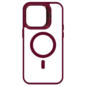 Tel Protect Kickstand Magsafe Case do Iphone 11 burgundowy