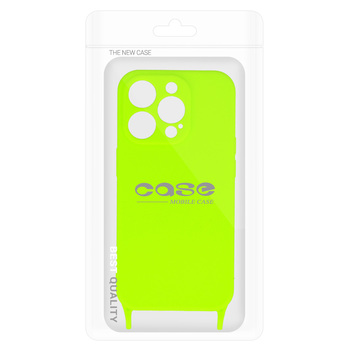 Strap Silicone Case for Iphone 11 design 2 lime