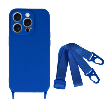 Strap Silicone Case do Iphone 12 Pro wzór 2 niebieski