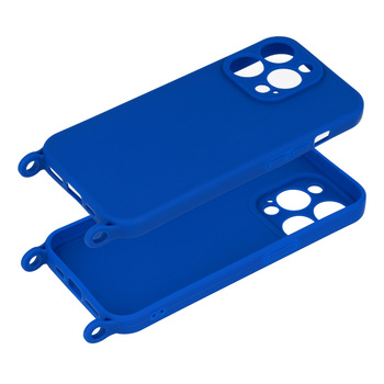 Strap Silicone Case do Iphone 12 Pro wzór 2 niebieski