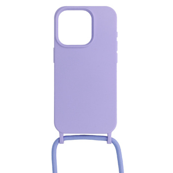 Strap Silicone Case do Iphone 11 wzór 1 fioletowy