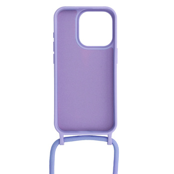 Strap Silicone Case do Iphone 11 wzór 1 fioletowy