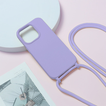 Strap Silicone Case do Iphone 11 wzór 1 fioletowy