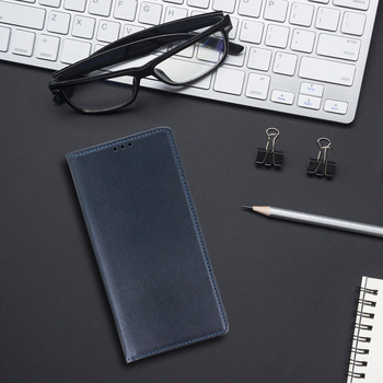 Kabura Smart Magneto do Samsung Galaxy S22 Ultra granatowa