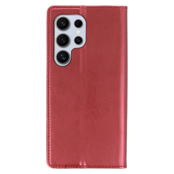 Smart Magneto Case for Xiaomi Redmi Note 11 Pro/Note 11 Pro 5G burgundy