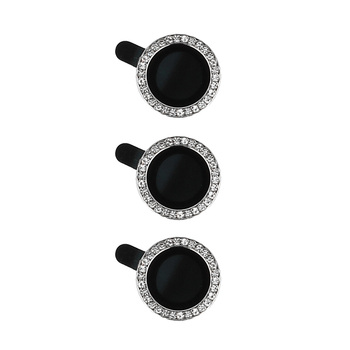 Hartowane szkło HARD DIAMOND na aparat (LENS) do Samsung Galaxy S24 srebrne (obiektyw 3 sztuki)