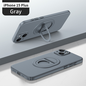 Tel Protect Magnetic Elipse Case do Iphone 15 Plus szary