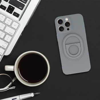 Tel Protect Magnetic Elipse Case do Iphone 15 Pro szary