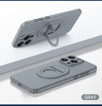 Tel Protect Magnetic Elipse Case do Iphone 15 Pro szary