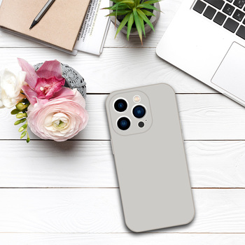 Tel Protect Silicone Premium for Iphone 15 Plus titanium