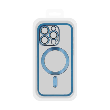 Metallic Magsafe Case do Iphone 15 Plus Niebieski