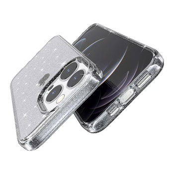 Crystal Glitter Case do Samsung Galaxy A35 5G Srebrny