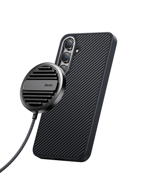 Benks Magnetic Armor Pro Kevlar Case 600D (0040) for Samsung Galaxy S24 black