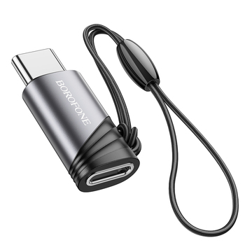 Borofone Adapter BV20 - Lightning female to Type C male - black