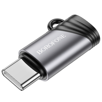 Borofone Adapter BV20 - Lightning female to Type C male - black