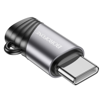Borofone Adapter BV20 - Lightning female to Type C male - black