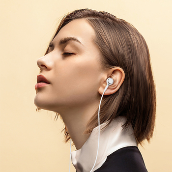 Borofone Earphones BM90 Miller with microphone white
