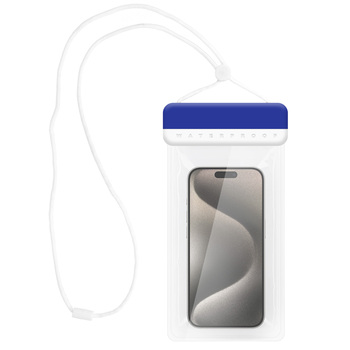 Futerał Wodoodporny - Typ 3 granatowo-biały (230x118 mm)