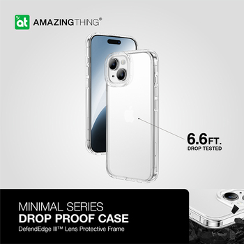 Amazing Thing Etui Minimal Case 6.6FT IP156.7MINCL do Iphone 15 Plus przezroczysty